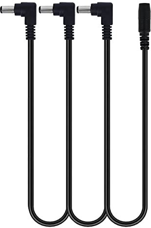 Godtone 3 Way Daisy Chain Power Cable DC for Guitar Pedal Power Supply Adapter