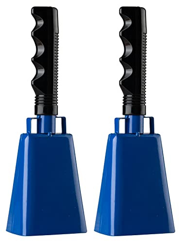 Ubblove Cow Bell for Sporting Events: Loud Cheer Noise Makers with Handle
