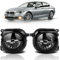 TangMiGe Nebelscheinwerfer Kompatibel mit BMW 5er F10 F11 07/2013-02/2017, 5er Gran Turismo F07 07/2013-02/2017, 63177311293 63177311294, 1 Paar (Schwarz Smoke)