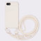 GoodcAcy Coque Compatible avec iphone 6/iphone 6S(4.7),Collier pour Étui Colliers de cellulaire Mince Antichoc Réglable Lanyard Case Coque iphone 6/iphone 6S Cordon - Beige