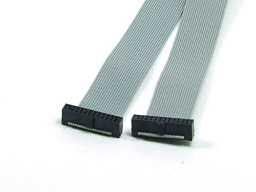 POPESQ® 1 Stk. x IDC Kabel 20 polig 30cm 1.27mm Verbinder Flachbandkabel #A4814
