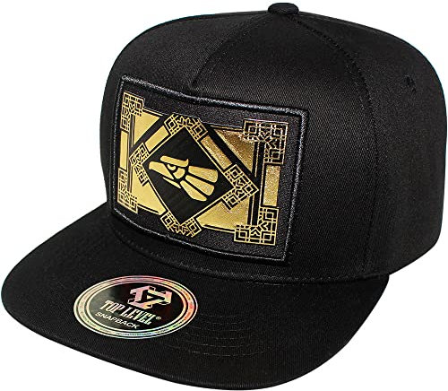 TOP LEVEL Herren Snapback Cap 5 aus Baumwolle (verschiedene einzigartige Hutdesigns erhältlich), Mexico Eagle / Black, Einheitsgröße