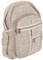 GURU SHOP Ethno Hanf Rucksack, Großer Hanfrucksack - Natur, Herren/Damen, Beige, Size:One Size, 45x30x20 cm, Ausgefallene Stofftasche