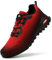 Kricely Traillaufschuhe Herren Leicht Atmungsaktiv Wanderstiefel rutschfest Laufschuhe Outdoor Fitness Straßenlaufschuhe（Rot 41）