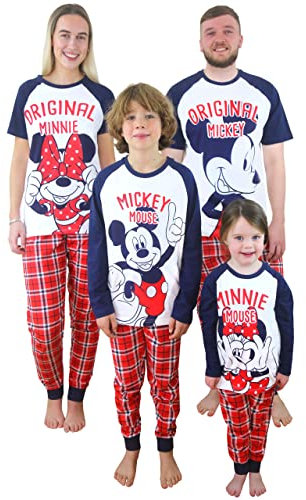 Disney Pigiama per Donna Topolina Bianco Medium