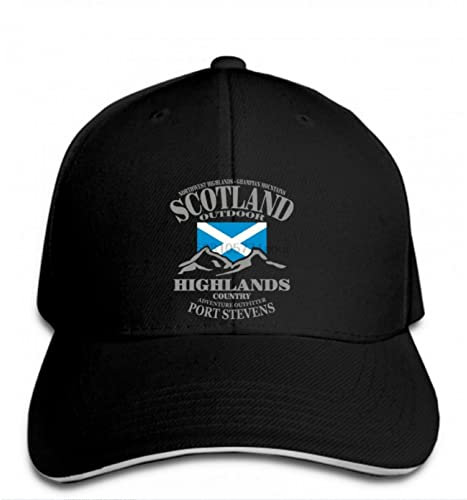 klassisch Baseball Kappe Highland Scotland Flag Print Hat Family Herren Baseball Cap Kostüm Funny Ridiculous Rebound Man Sweet Weihnachten Geschenk