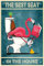 Lustige Badezimmerschilder Flamingo Geschenke für Frauen Toilette Blechschild Vintage Metallschilder Familienschilder für Wohnkultur Wand Vintage Babyparty Schild Der beste Sitz im Haus 20,3 x 30,5 cm
