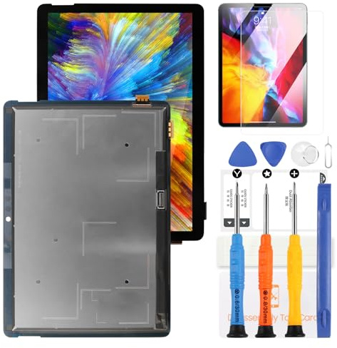 LCD-Bildschirm für Microsoft Surface Go 2 1901 1906 1926 1927 Bildschirm Ersatz für Microsoft Surface Go 2 10,5 Zoll Display LCD Touch Digitizer Montageset (schwarz)