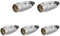 Generisch 5 Stück - 7 poliger Stecker 12V - Metall Gehäuse - Anhänger - PKW - 7 poliger Anschluss