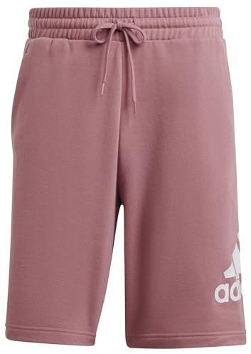 adidas Essentials Frotteeshorts mit großem Logo, Crimson Vorliebte, L Tall Herren, Crimson Geliebte, L Taille Tall