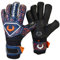 Renegade GK Triton Octane Torwarthandschuhe Pro-Tek Finger Schutz | 3.5+3mm Super XD Grip & 4mm Duratek | Blau, Schwarz Fußball Torwart Handschuhe (Größe 7, Jugend, Roll-Neg. Hybrid Cut, Level 2)