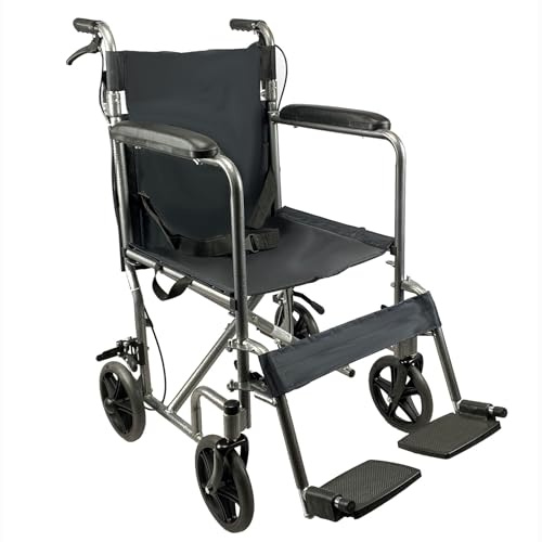 Free to Be Ultra Lightweight Folding Wheelchair Travel Transit 10.5kg | Attendant Brake Compact Quick Release Legs Folding backrest mobility equipment