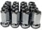 Car Alloy Wheel Nuts Bolt Set of 16, Size 14 mm x 1.5, Tapered Seat, 19mm Hex, Rustproof, Silver For Ford Transit Custom Tourneo Wheels-DC Components