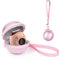 Rieibi Étui rond rose pour appareil photo Instax Pal avec dragonne