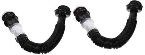 Angoily 2St waschbecken ablauf Ablaufrohrverlängerung für außen Endrohrverlängerung kitchen sink drain flexibler ablaufschlauch Wasser ablaufrohr verlängerung spüle flexibles Abflussrohr