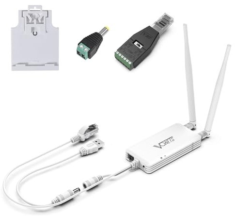 VONETS VAP11S-232 Serieller Modbus Server RS232/RS485 mit RJ45 Verdrahtetes Ethernet/Drahtlos WiFi Brückenrelais WiFi Router VAP11S-232+VRJ45