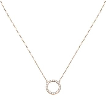 CHRIST Damen-Kette 925er Silber, recycelt Zirkonia