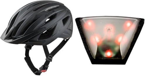 ALPINA PARANA - Leichter, Individuell Anpassbarer Touren Fahrradhelm & PLUG-IN-LIGHT - Einfach Bedienbares LED Fahrradhelmlicht, Passend für: ALPINA HAGA, transparent, One Size, durchsichtig