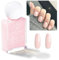 Modelones Nagellack 1 PCS Nude Rosa 15 ML, Nagellack Schnelltrocknend Langanhaltender Nagellack für DIY Salon Geschenk für Maniküre Salon