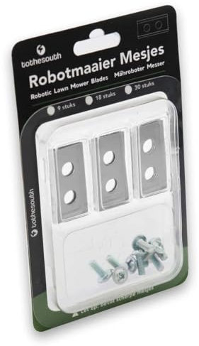 90x To the South® Mähroboter Klingen Stahl passend für LandXcape LX835-90 Stück