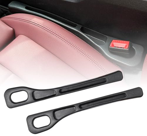 KUWUNG 2 Stück Autositz Lückenfüller, Car Seat Gap Filler, Universal Auto Lückenfüller für Auto Fahrzeuge SUV, PU Autositz Gap Plug für Verhinderung des Herunterfallens von Gegenständen