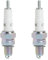 EuAcesry 2 Stück NGK C7HSA Zündkerze Kompatibel mit Bosch UR3AC / 0242055501 Champion PRZ9HC / RZ96 C Denso U22FSRU/GY6 139 QMB/QMA