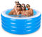 Piscina inflable con asientos, piscina inflable de cuatro niveles de 72 x 27 pulgadas con asas de soporte para bebidas, parque acuático familiar de verano, piscina familiar en el patio trasero, jardín