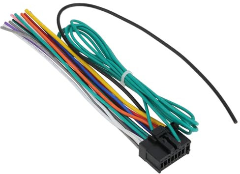 The Lord of the Tools Ersatz für 16-poligen Kabelbaum Kompatibel mit Pioneer Den Autoradiomodellen der Serie DMH MVH SPH DMH-100BT DMH-1500NEX MVH-200EX SPH-DA120.