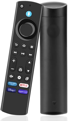 Replacement Voice Remote with Voice Function Fit for AMZ Smart TV Stick(4k, 2nd Gen, 3rd Gen, Life), for AMZ Smart TV Cube(1st Gen, 2nd Gen, 3rd Gen),AMZ Smart TVs/Insignia/Pioneer