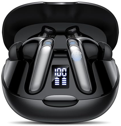 AI Language Translation Earbuds, 48H Real-Time Bluetooth 5.3 Translator Earbuds, Support 164 Languages with AI App, 3-in-1 Ear Buds with ENC Mic, 5 Translation Modes Earphones Travel/Business/Learning