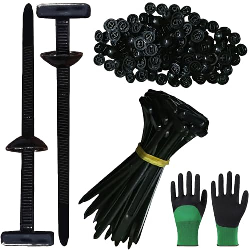 Zip Tie Rivet, 100pcs Nylon Universal Cable Tie Buckle, Cable Tie with Buckle, Multipurpose Plastic Cable Ties Buck, Heavy Duty Self-Locking Zip Ties Holder for Repairing Quick Fix Fastening (100PCS)
