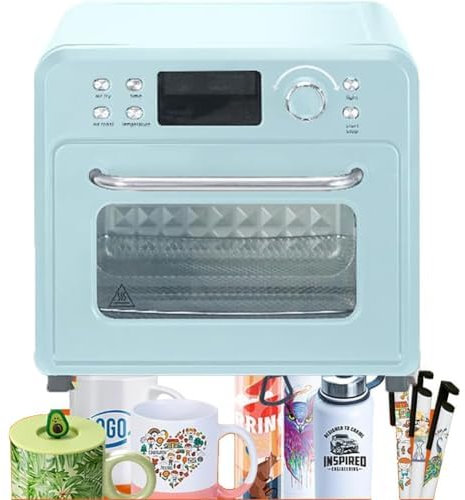 Four à sublimation avec affichage numérique pour tasses, gobelets - Chauffage à 360° - Idéal pour les solutions d'impression en vrac