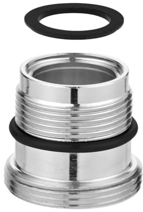 Orivin Raccordo aeratore per rubinetto in ottone M18,5-M22, adattatore per rubinetto da bagno con filettatura maschio per aeratore per purificatore d'acqua del lavandino