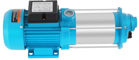 2500W Kreiselpumpe Hauswasserwerk Gartenpumpe, Wasserpumpe, 2850 U/min, Förderhöhe 110 m für Hauswasserwerke und Gärten