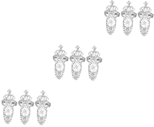 JZWCHQ Frauenschmuck 6 Stcs Knöchel Nagel Ring Hand Schmuck Fingernagel Ring zarter Finger Ring Finger Dekorativ Ring Finger Ring für Frauen
