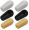 FLEOR Perillas de interruptor de palanca de 3 vías Puntas de interruptor de plástico 4 mm para interruptor de palanca selector de guitarra de pastilla, paquete de 6, colores mezclados