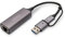 DIGITUS Adaptateur réseau USB - 2,5 Gbit/s - RJ45 vers USB-C 3.1 - Adaptateur de Type A Inclus - Full Duplex - Auto MDI-X - Gris