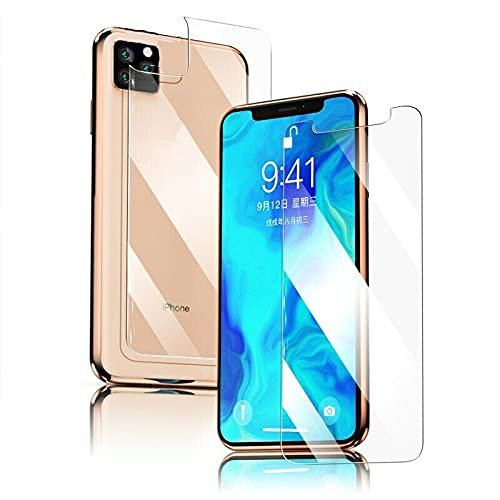 fonefunshop Full Cover Front & Back Tempered Glass Compatible With iPhone 12 Pro Max 9H