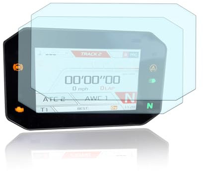 Tachoschutzfolie Displayschutzfolie passend für Aprilia Tuono V4 - RSV4 - Factory 2021+ 9H Nano Glas Technologie
