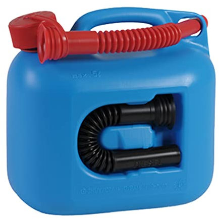 BHBXZZDB Bidon en Plastique, RéServoirs de Carburant, Durable, Bidons D'Essence, Support de Bidon de Moto, Bidon D'Essence, 5L