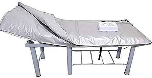 KOHKA Far Infrared Sauna Blanket Portable Personal Home Use Sweat for Relax, 2 Zone Weight Loss Detox Therapy FIR Sauna Blanket for Body Shape Slimming
