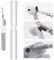 Cleaning Kit,3-in-1 Cleaning Pen Electronics Cleaning Brush Earphones Cleaner Accessories, Earphone Cleaning Kit,Wireless Earbuds Clean Penwith Soft Brush, Sponge, Metal Tip(White)