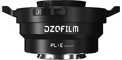 Octopus Adapter PL Mount Lens to E Mount Camera (Black)