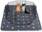 2 Stück Wiederverwendbare Hundetrainingspads, 121 x 121cm Haustier-Urinunterlage waschbare, Aitmexcn Super Saugfähig Welpenunterlagen, Wasserdicht, Urinierunterlagen für Hunde, Auto, Reisen Grau