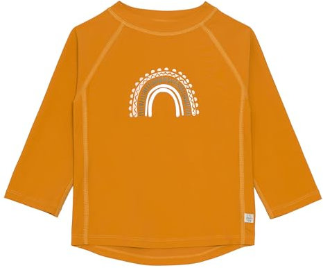 LÄSSIG Unisex Baby Rashguard Langarm Rash-Guard-Shirt, Gelbgold, 62/68