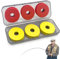 6 Pcs Bobine di Schiuma da Pesca, Lenza di Pesca Stoccaggio Bobina, Bordo di Avvolgimento di Pesca Della Schiuma, Lenza di Pesca Stoccaggio Bobina di Schiuma di Pesca, per Riporre Lenze da Pesca