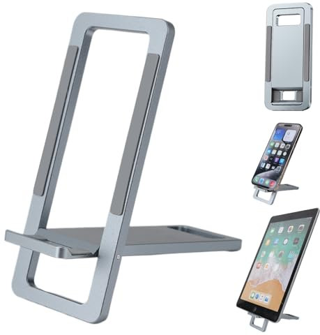 talNite Support Téléphone Portable - Smartphone Voyage Accessoires Bureau - Support Universel pour Smartphones et Android - Compatible avec iPhone 16 15 14 13 Pro Max Samsung S24 S23 Ultra A53 Kindle
