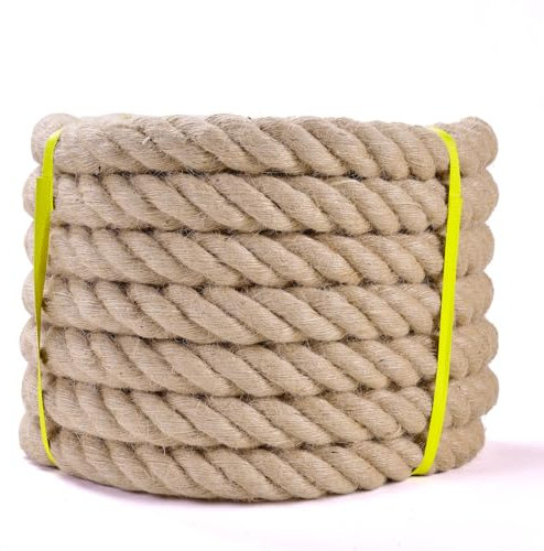 LZ.MZXU Corde de Jute 26mm x 10M Ficelle Jute Naturel Ficelles de Jardin Corde Corde Chanvre pour l'artisanat Jardinage Décoration Créatifs DIY l'emballage Cadeau