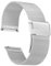 QUARKZMAN Bracelet de Montre en Maille 24mm en Acier inoxydable 316L Dégagement Rapide Réglable Bracelet de Montre en Métal pour Hommes et Femmes, Ton Argenté
