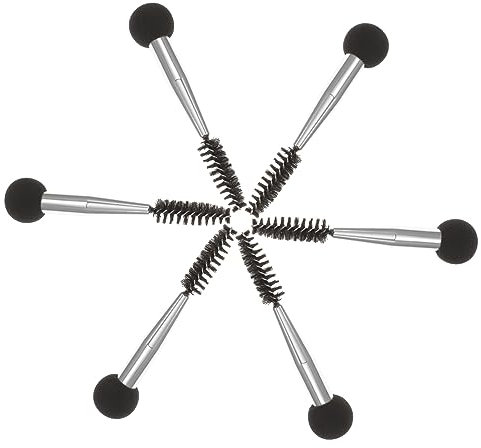 Beatifufu 6stücke Teiliges Make-up Schwamm Mit Doppelkopf Design Für Foundation Puder Und Cremes Für Augenbrauen Wimpern Und Mascara Applikation